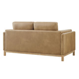 Roscoe 63 Inch Vegan Leather Loveseat by Modway