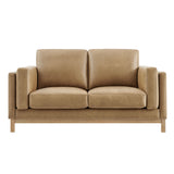 Roscoe 63 Inch Vegan Leather Loveseat by Modway