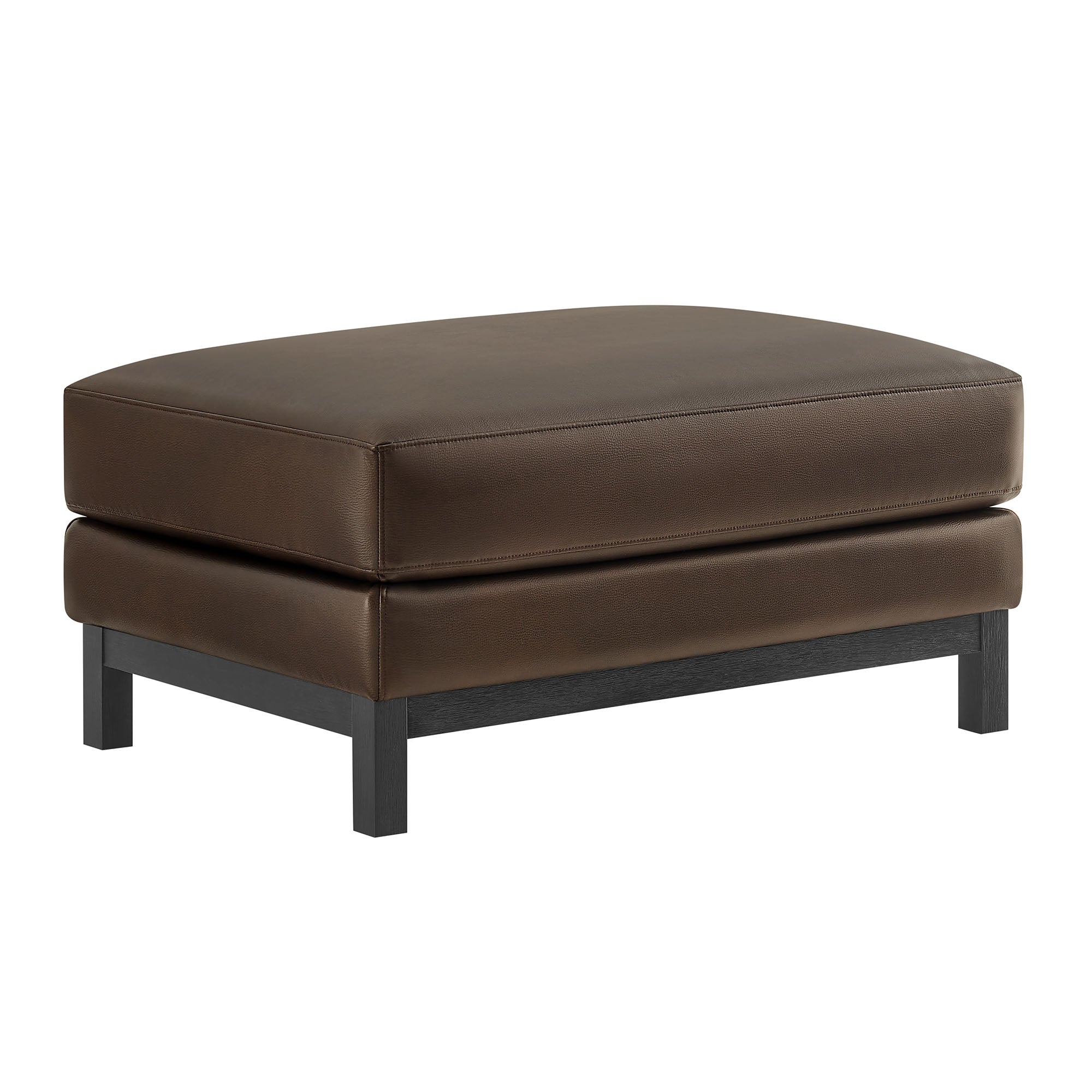 オットマン・スツール ottoman leather footstool Roscoe Vegan Leather Ottoman by Modway – Stylish Footstool