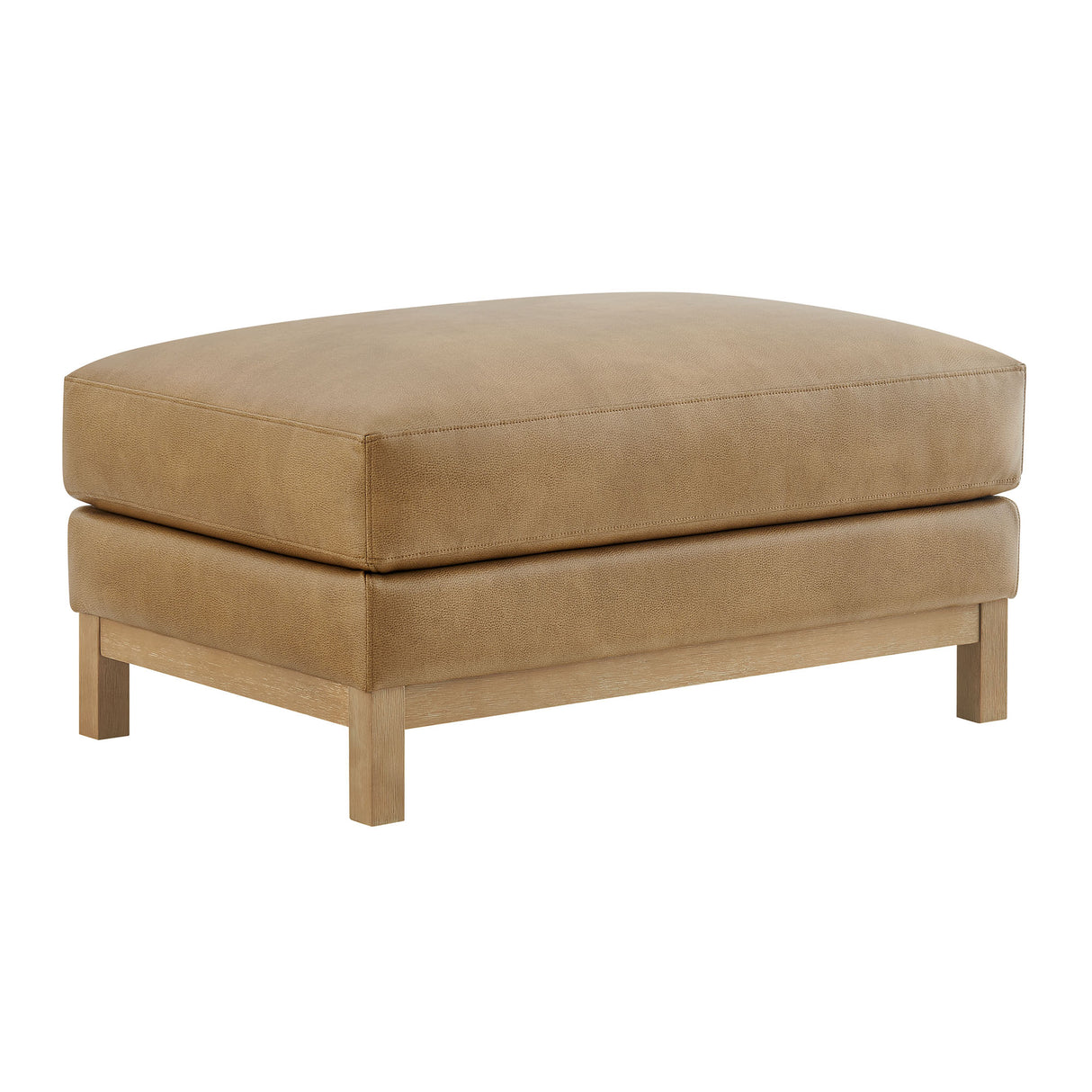 Roscoe Vegan Leather Ottoman by Modway