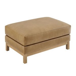 Roscoe Vegan Leather Ottoman by Modway
