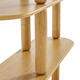 Arcus 4-Tier Oval Wood Bookshelf by Modway