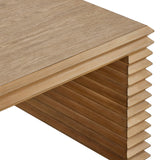 Canto Rectangular Stacked Design Coffee Table by Modway