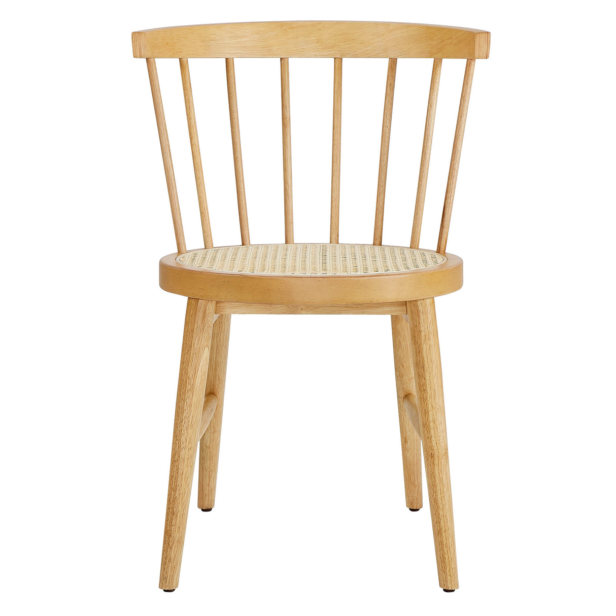 Lykke Curved Spindle Back Dining Chairs Set of 2 by Modway