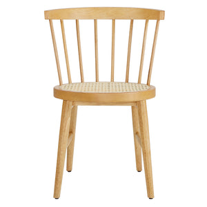 Lykke Curved Spindle Back Dining Chairs Set of 2 by Modway