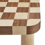 Oscar 36 Inch Square Checkered Dining Table by Modway