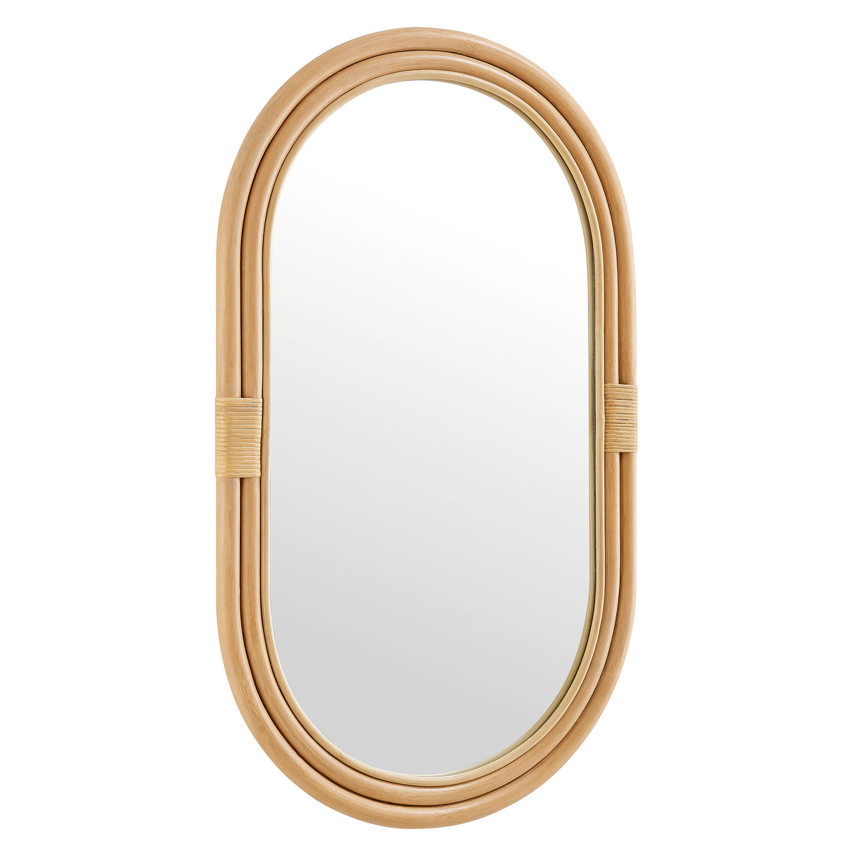 Corsica Oval Rattan Wall Mirror by Modway