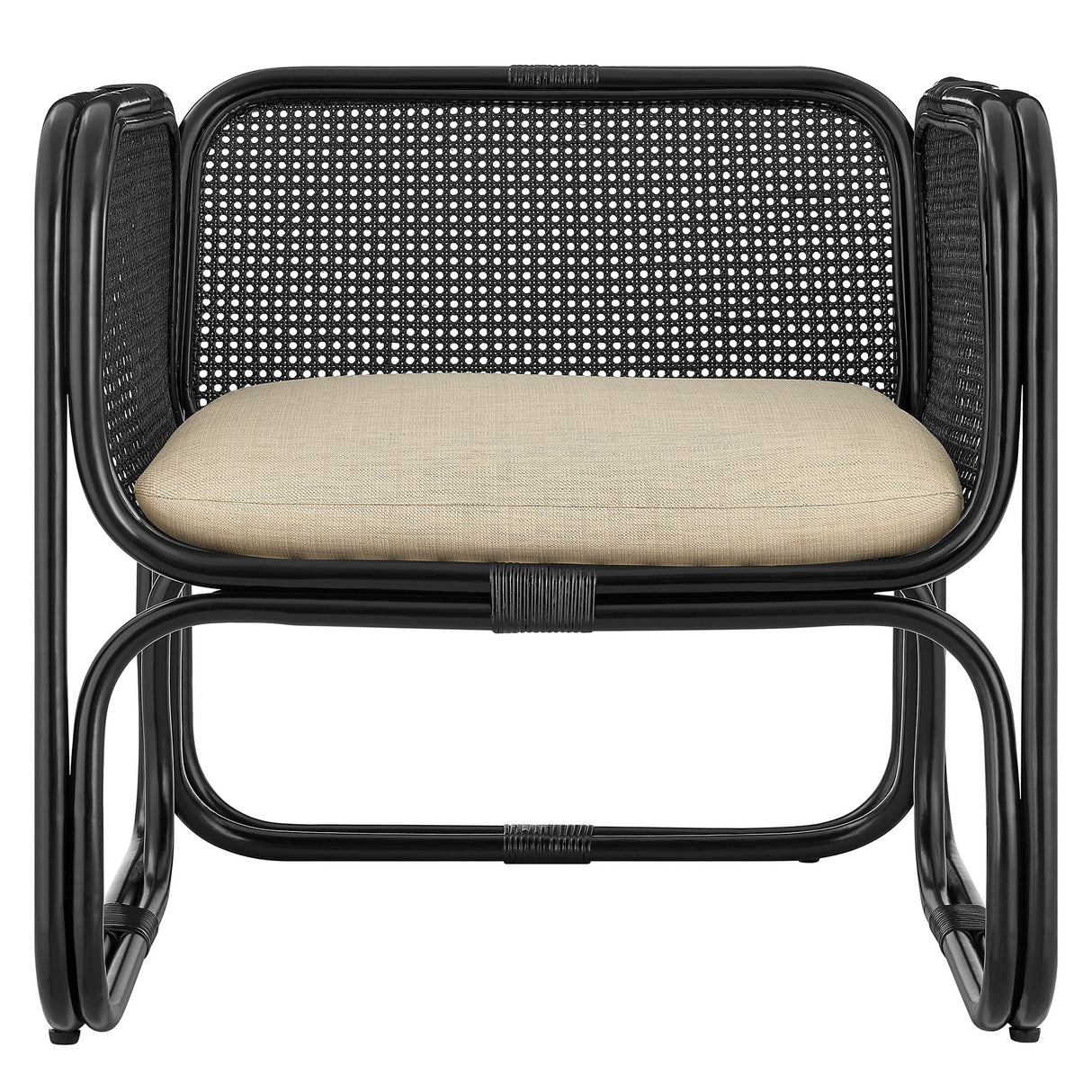 Ellis Natural Rattan Accent Armchair by Modway