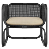 Ellis Natural Rattan Accent Armchair by Modway