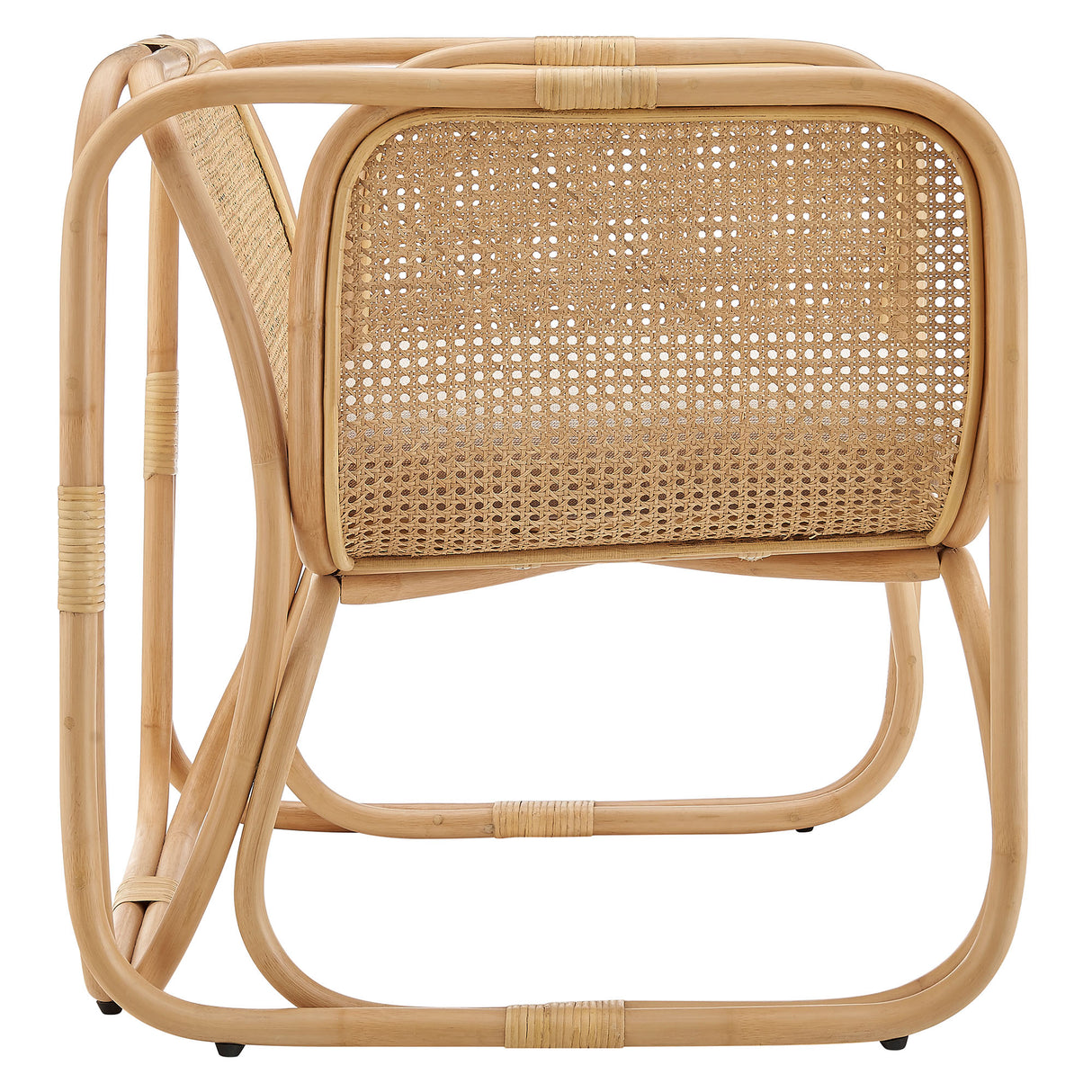 Ellis Natural Rattan Accent Armchair by Modway