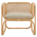 Ellis Natural Rattan Accent Armchair by Modway