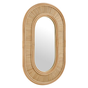 Sovana Oval Rattan Wall Mirror by Modway