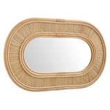 Sovana Oval Rattan Wall Mirror by Modway