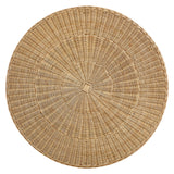 Ainsley 32 Inch Round Natural Rattan Coffee Table