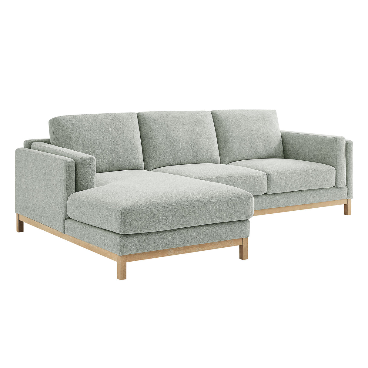 Roscoe Left-Facing Fabric Sectional Sofa with Chaise by Modway
