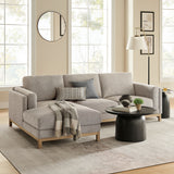 Roscoe Left-Facing Fabric Sectional Sofa with Chaise by Modway