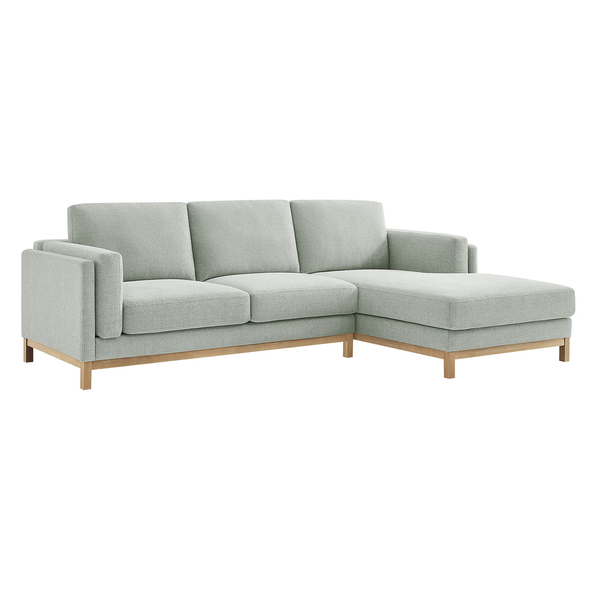 Roscoe Right-Facing Fabric Sectional Sofa with Chaise by Modway