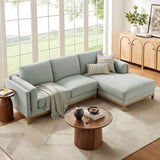 Roscoe Right-Facing Fabric Sectional Sofa with Chaise by Modway
