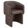 Verity Barrel Back Vegan Leather Dining Chair by Modway