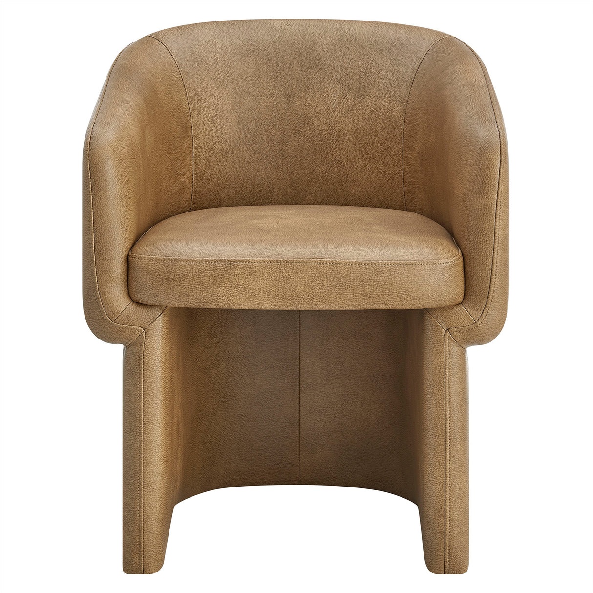 Verity Barrel Back Vegan Leather Dining Chair by Modway
