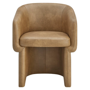 Verity Barrel Back Vegan Leather Dining Chair by Modway