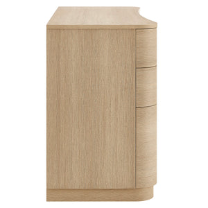 Mirae 55" 6-Drawer Curved Office Desk by Modway