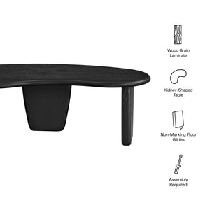 Vetra Kidney-Shaped Free Coffee Table by Modway