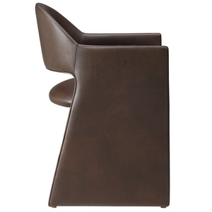 Talia Vegan Leather Dining Armchair by Modway