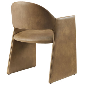 Talia Vegan Leather Dining Armchair by Modway