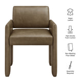 Daven Vegan Leather Dining Armchair by Modway