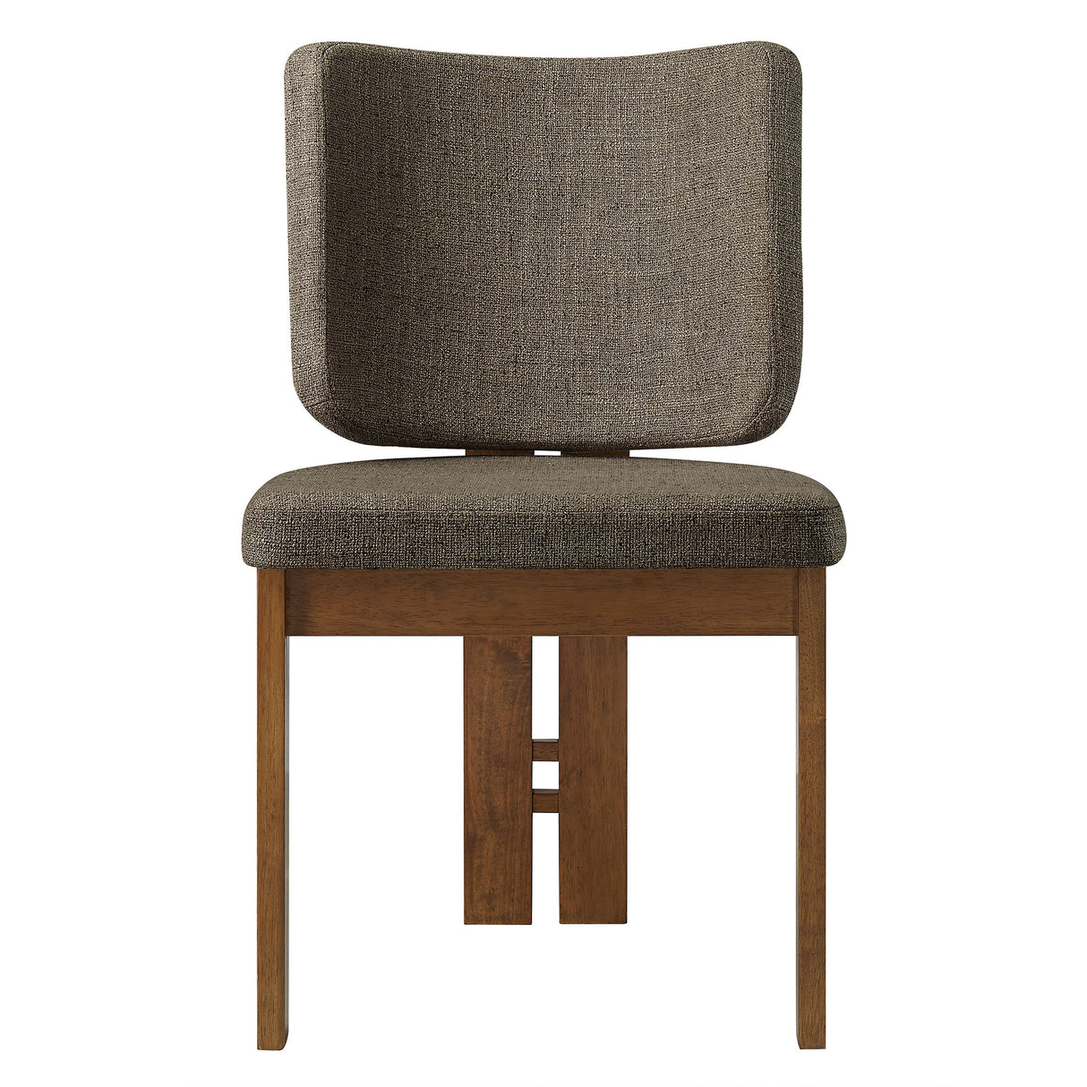 Alba Armless Upholstered Dining Chairs Set of 2 by Modway