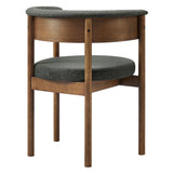 Clea Curved Upholstered Dining Chairs Set Of 2 by Modway