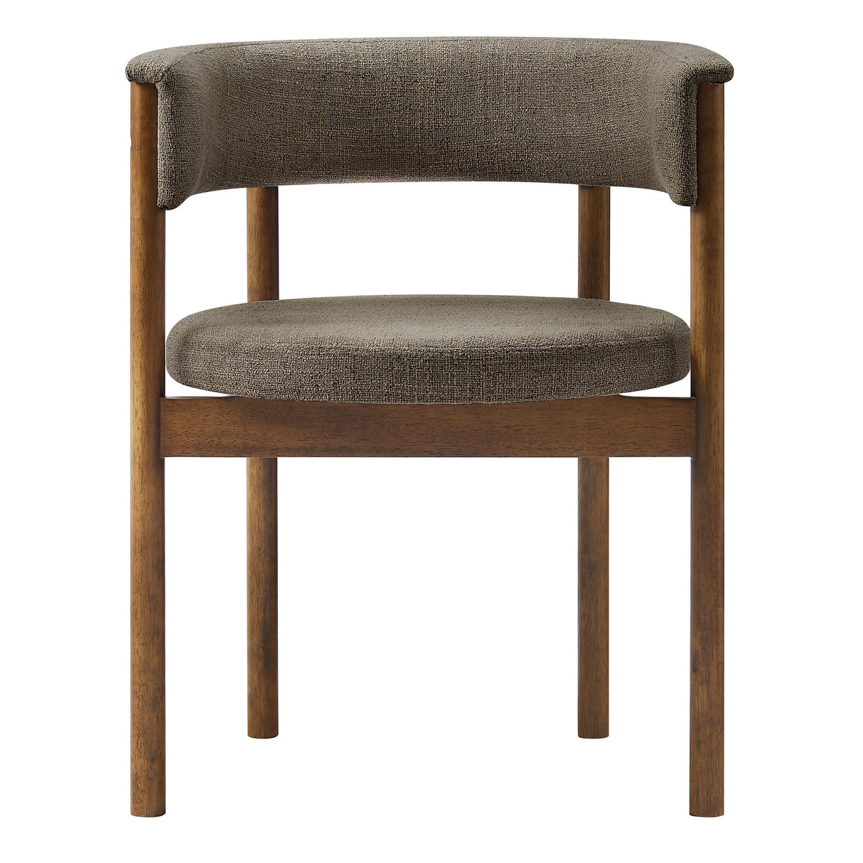 Clea Curved Upholstered Dining Chairs Set Of 2 by Modway