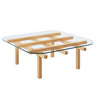 Isby 35 Inch Tempered Glass Coffee Table by Modway