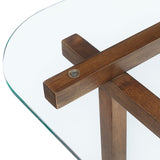 Isby 35 Inch Tempered Glass Coffee Table by Modway