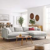 Zoya Right-Facing Down Filled Overstuffed Sectional Sofa by Modway