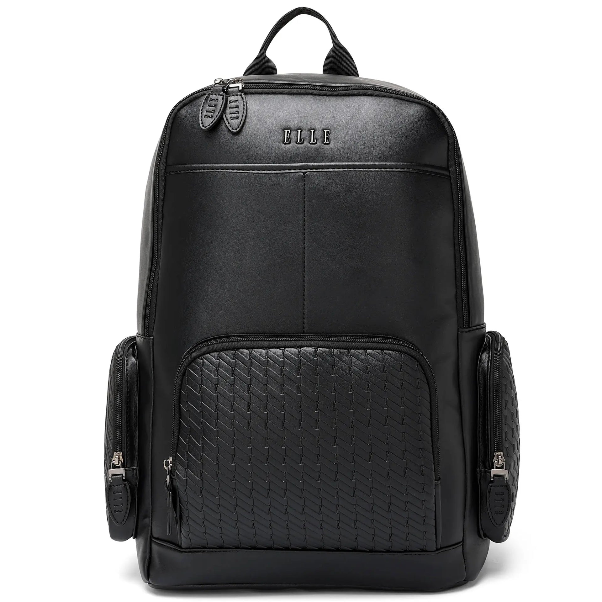 dailylook horowitz vegan leather backpack 27L Vegan Leather Backpack by ELLE Travel