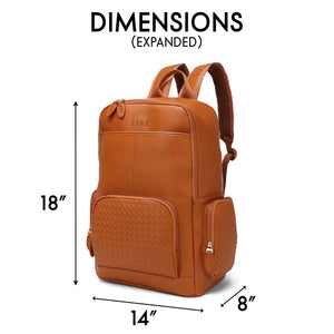 Leisure Luxe 27L Vegan Leather Backpack