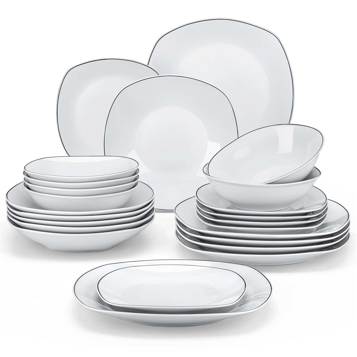 Elisa 24 Piece Dinnerware Set