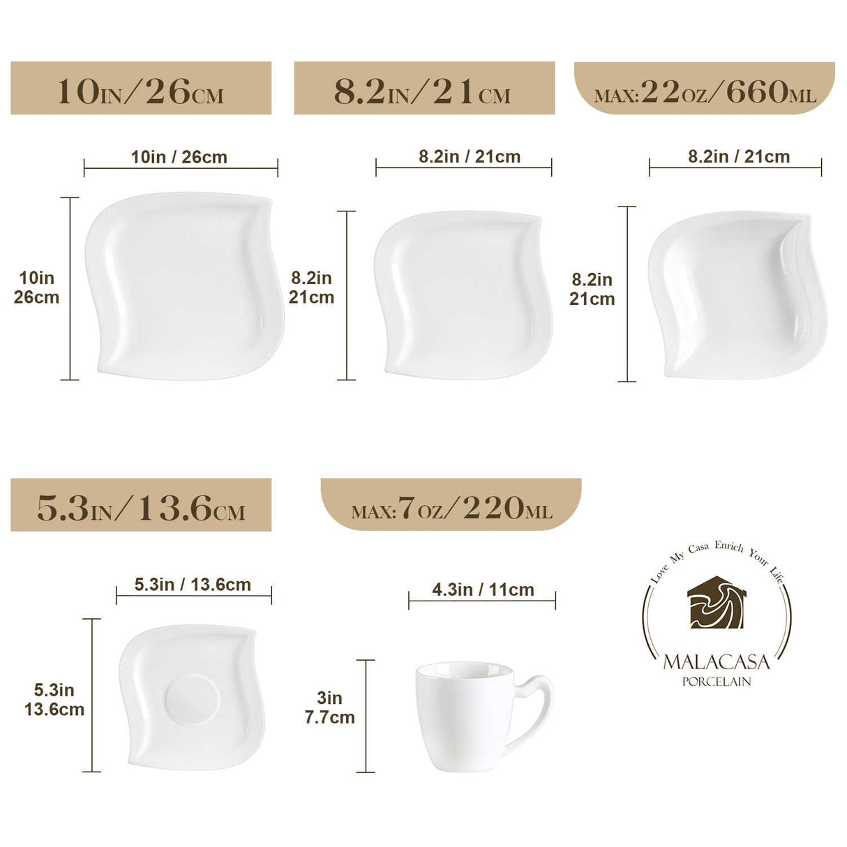 Elvira 30 Piece Dinnerware Set