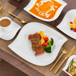 Elvira Marble Grey 36 Piece Dinnerware Set