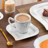Elvira Marble Grey 36 Piece Dinnerware Set