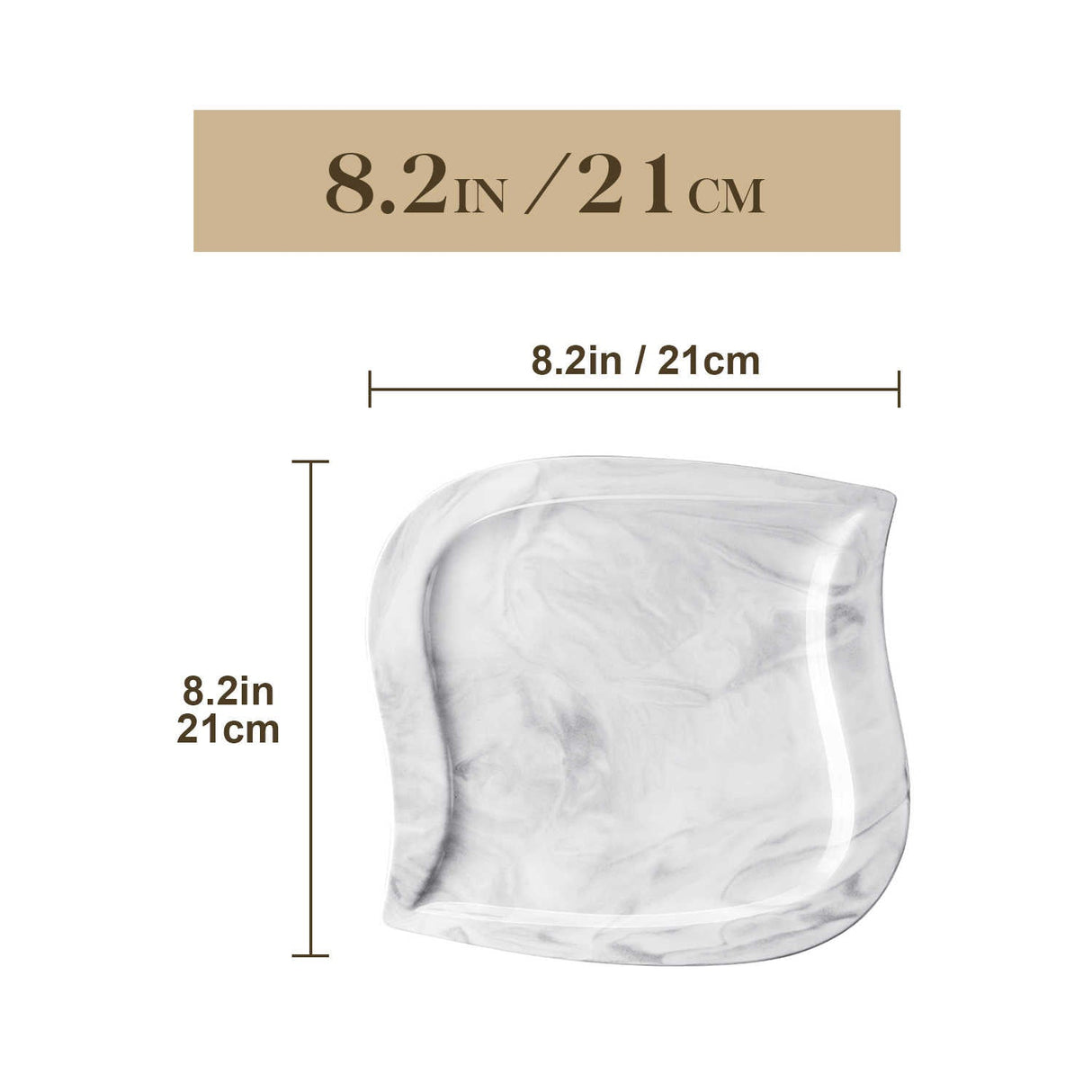 Elvira Dessert Plates Set of 6
