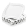 Elvira Marble Grey Dessert Plates Set of 6