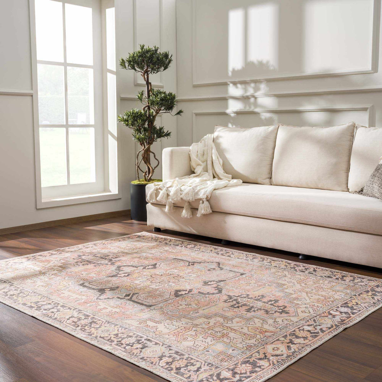 Nadia Dust Pink Area Rug
