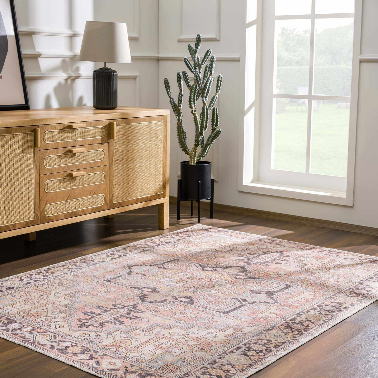 Nadia Dust Pink Area Rug
