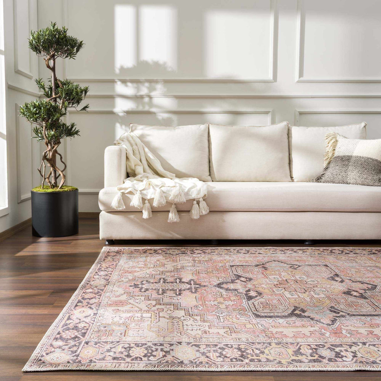 Nadia Dust Pink Area Rug