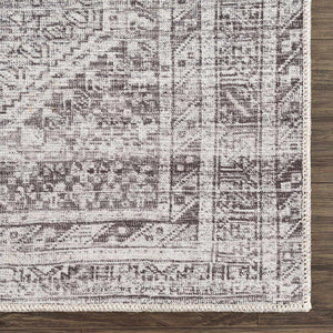 Nadie Blue Gray Medallion Area Rug - Clearance