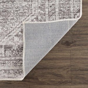 Nadie Blue Gray Medallion Area Rug - Clearance