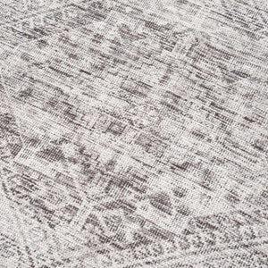 Nadie Blue Gray Medallion Area Rug - Clearance